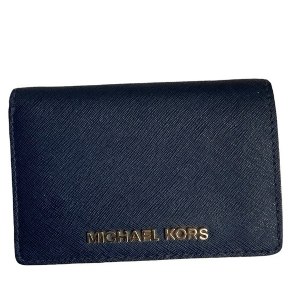 Michael kors blue saffiano leather wallet